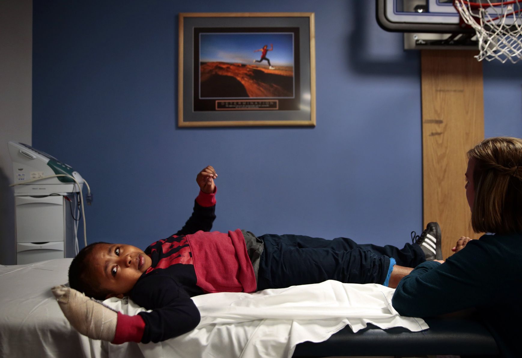 Shooting leaves boy partially paralyzed
